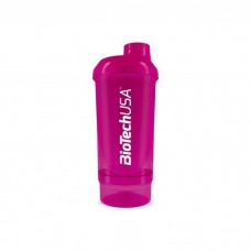Шейкер - Wave Compact 500 ml (+150 ml) Pink