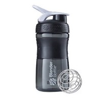 Шейкер - SportMixer 590 ml (black/white)