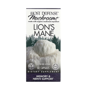 Для мозку Lion's Mane Host Defense (60 caps)