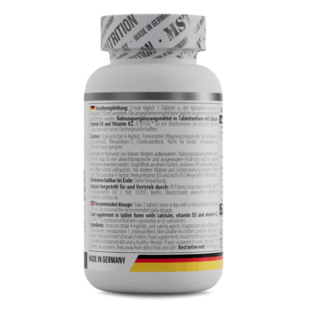 Кальций MST Calcium Citrate + Vit D-3 K2 (60 tab)