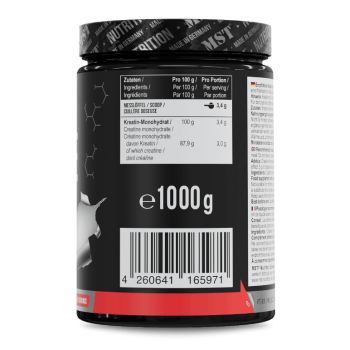 Креатин моногідрат MST Creatine Micronized (1,0 kg)