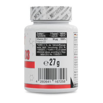 Витамин D-3 MST Vitamin D3 2000 IU (120 caps)