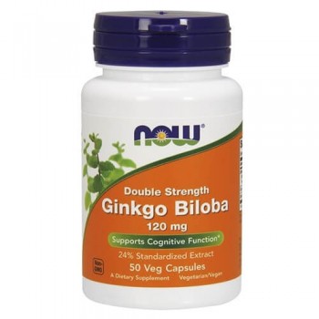 Для мозга Ginkgo Biloba Double Strenght 120 mg (50 caps)