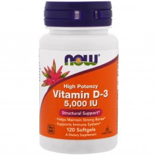 Vitamin D-3 5000 IU (120 caps)