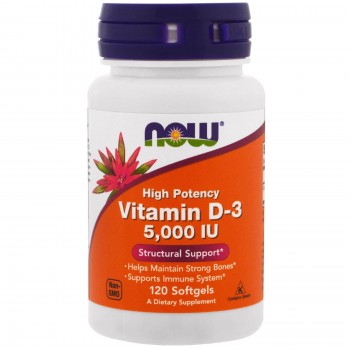 Отдельные витамины Vitamin D-3 5000 IU (120 caps)