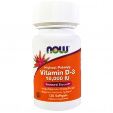 Vitamin D-3 10000 IU (120 softgels)
