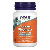 Now Foods Copper Glycinate 3 mg (120 tab)