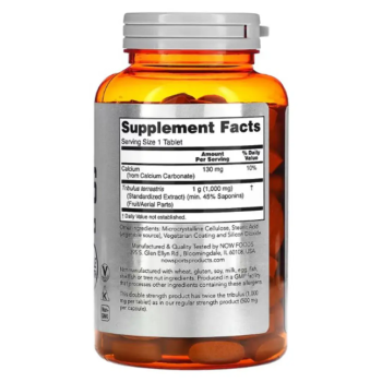Підсилювач тестостерону Now Foods Tribulus 1000 mg (90 tab)