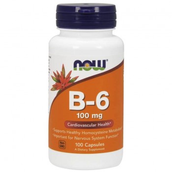 Вітамін B Vitamin B-6 100 mg (100 caps)