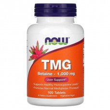 Now Foods TMG (Триметилглицин) Betaine 1000 mg (100 tabs)