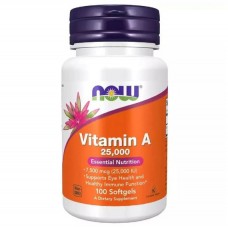 Now Foods Vitamin A 25,000 IU (100 caps)