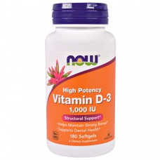 Vitamin D-3 1000 IU (180 softgels)