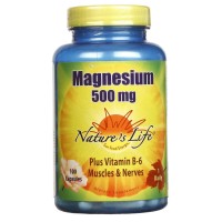 Magnesium 500 mg + B6 (100 caps)