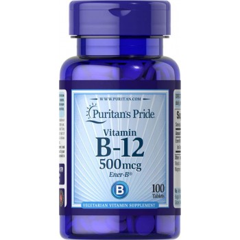 Вітамін B Vitamin B-12 500 mcg (100 tab)