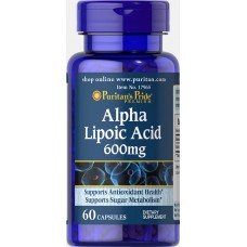 Alpha Lipoic Acid 600 mg (60 caps)
