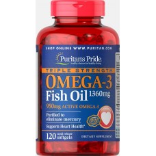 Omega 3 Triple Strength 1360 mg (120 caps)