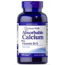 Absorbable Calcium plus Vitamin D-3 (100 caps)