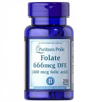 Витамины и минералы для женщин Folate 666 mcg (folic Acid 400 mcg) (250 tab)