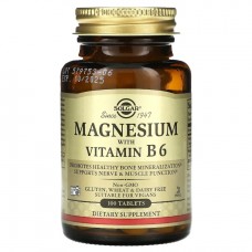 Solgar Magnesium with Vitamin B6 (100 tabs)