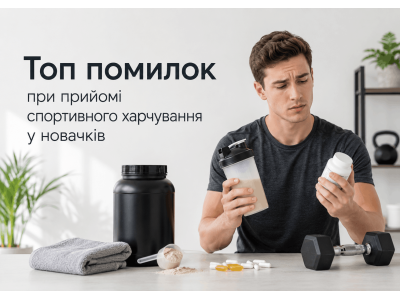 Топ ошибок при приеме спортивного питания у новичков