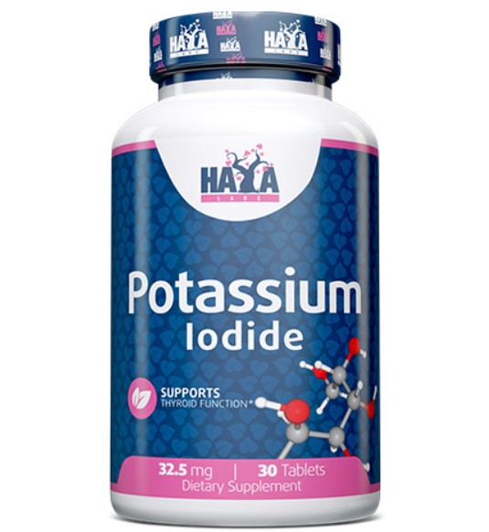 Potassium Powered Минералы Haya Labs Potassium Iodide 32,5 mg (30 tabs) купить в Киеве ...